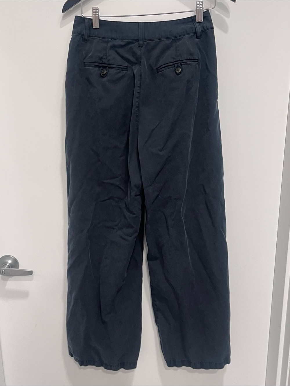 Madewell The Harlow Wide-Leg Pant High-Rise Wide-Leg Pants Linen Blend Size 2 - Picture 8 of 9